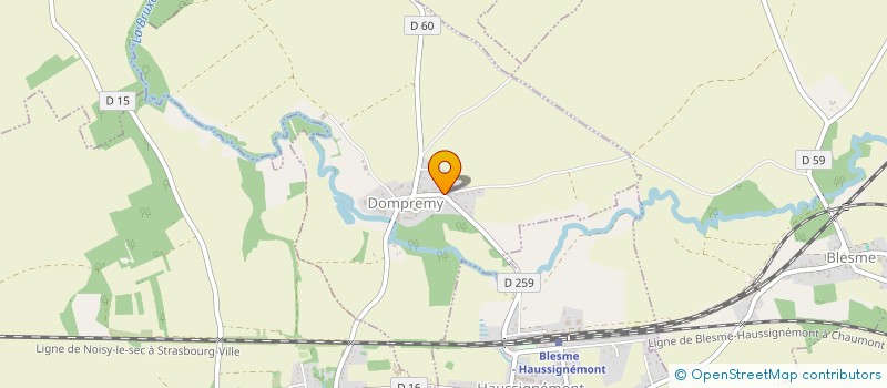 localisation de l'entreprise TECHNI-SERVICES  DOMPREMY