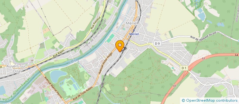 localisation de l'entreprise TECHNI SITES  CERGY