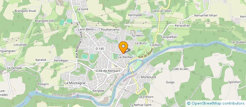 localisation de l'entreprise TECHNI SOL AIR à INZINZAC-LOCHRIST