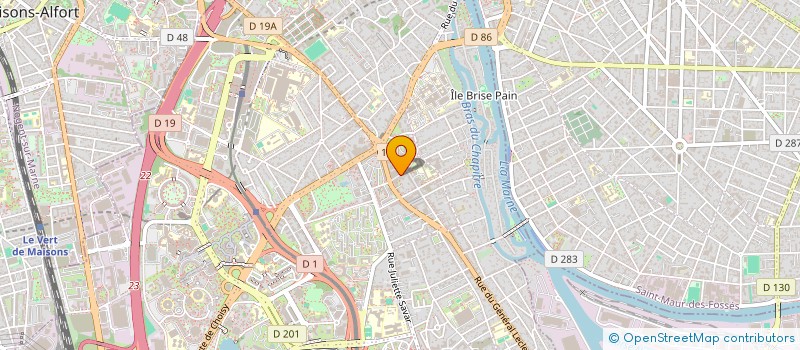 localisation de l'entreprise TECHNI-SOLS  CRETEIL