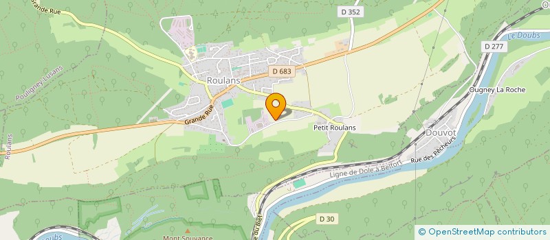 localisation de l'entreprise TECHNI SOUDURE à ROULANS