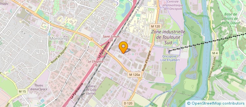 localisation de l'entreprise TECHNI SPHERE  TOULOUSE
