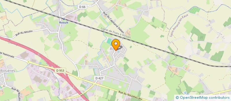 localisation de l'entreprise TECHNI'SPORTS ET ENVIRONNEMENT  BEUVRY-LA-FORET