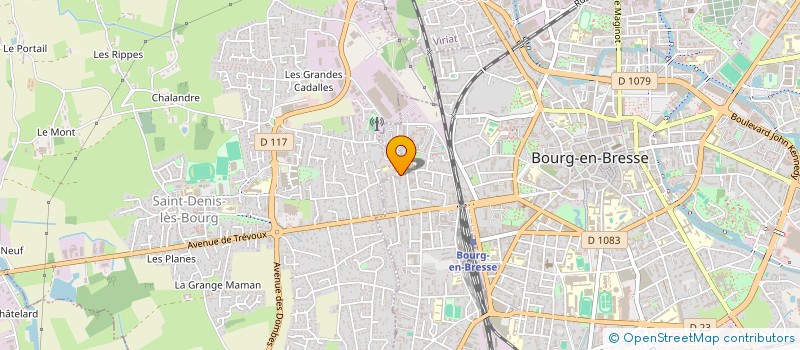 localisation de l'entreprise TECHNI-THERM01 à BOURG-EN-BRESSE