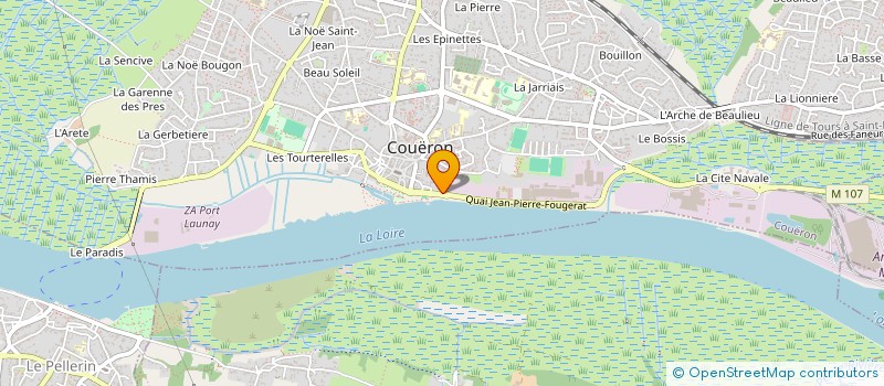 localisation de l'entreprise TECHNI'TP à COUERON