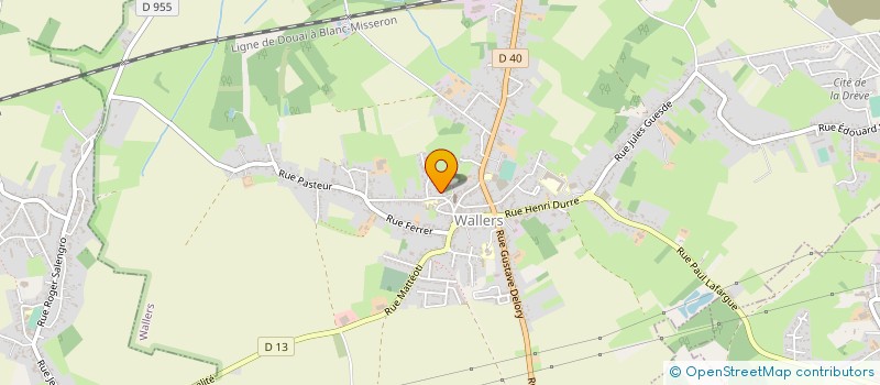 localisation de l'entreprise TECHNI TP à WALLERS