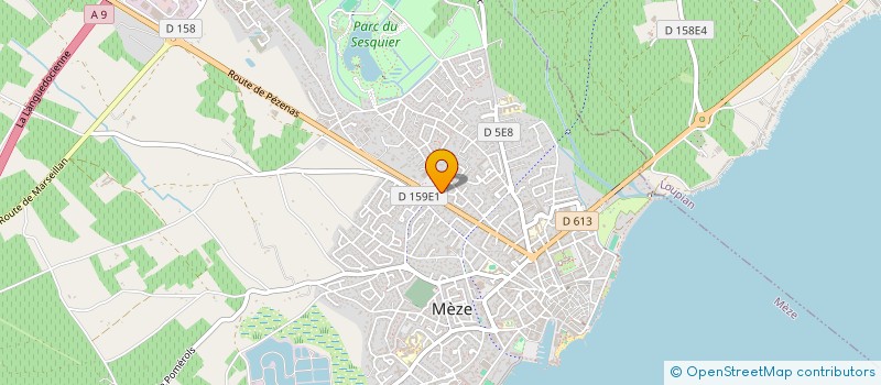 localisation de l'entreprise TECHNI TRAVAUX à MEZE