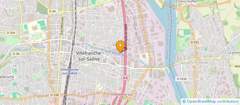 localisation de l'entreprise TECHNIBAG  VILLEFRANCHE-SUR-SAONE