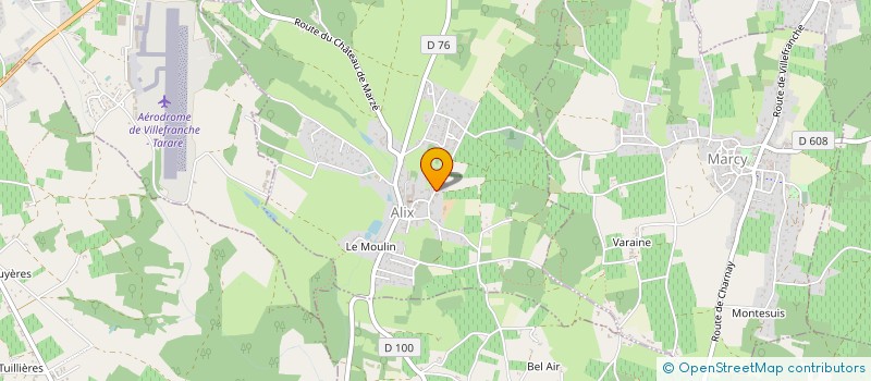 localisation de l'entreprise TECHNIBAL à ALIX