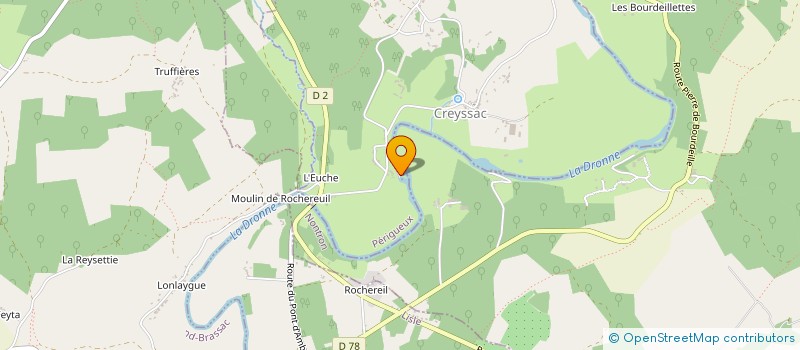 localisation de l'entreprise TECHNIBARDE  CREYSSAC