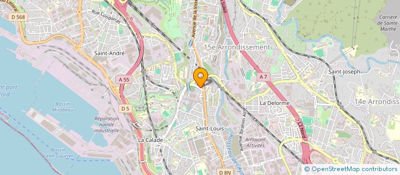 localisation de l'entreprise TECHNIBAT 13 à MARSEILLE