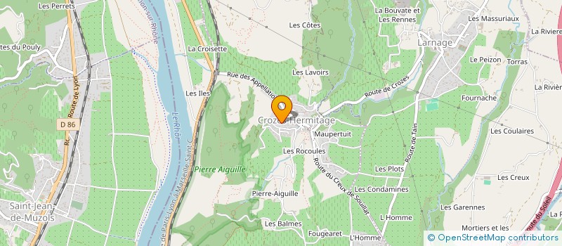 localisation de l'entreprise TECHNIBAT 26 à GRANGES-LES-BEAUMONT
