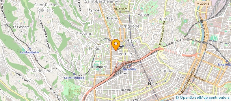 localisation de l'entreprise TECHNIBAT à NICE