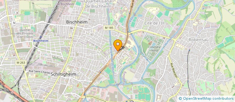 localisation de l'entreprise TECHNIBAT à BISCHHEIM