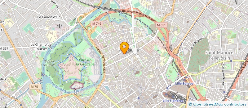 localisation de l'entreprise TECHNIBAT à LILLE