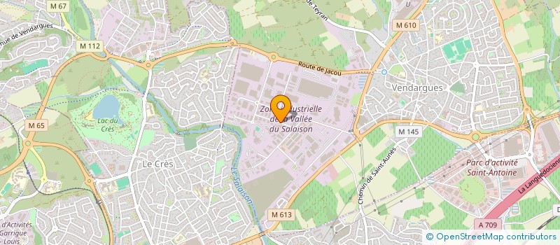 localisation de l'entreprise TECHNIBAT à VENDARGUES