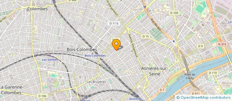 localisation de l'entreprise TECHNIBAT  ASNIERES-SUR-SEINE