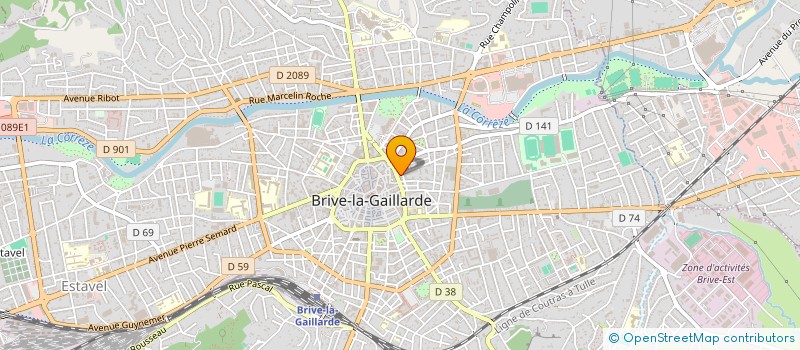 localisation de l'entreprise TECHNIBAT à BRIVE-LA-GAILLARDE