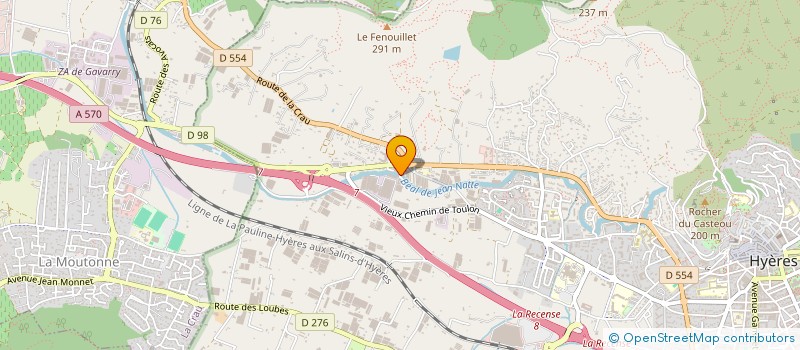 localisation de l'entreprise TECHNIBAT à HYERES