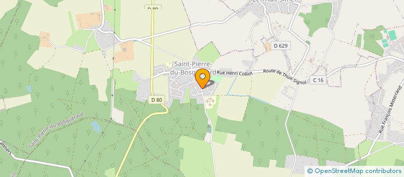 localisation de l'entreprise TECHNIBAT à SAINT-PIERRE-DU-BOSGUERARD