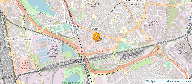 localisation de l'entreprise TECHNIBAT à CRETEIL