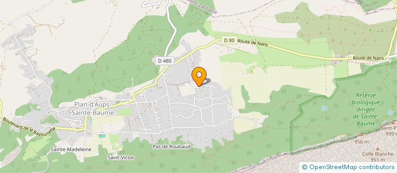 localisation de l'entreprise TECHNIBAT AMENAGEMENT  PLAN-D'AUPS-SAINTE-BAUME