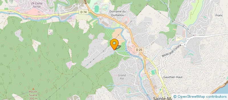 localisation de l'entreprise TECHNIBAT DIFFUSION à SAINTE-MAXIME