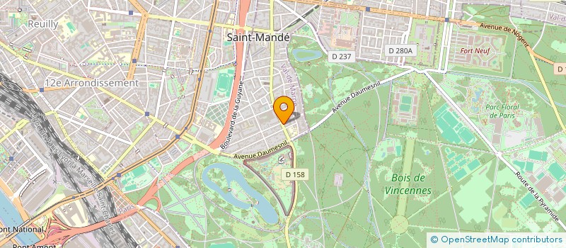 localisation de l'entreprise TECHNIBAT FLUIDES SARL à SAINT-MANDE
