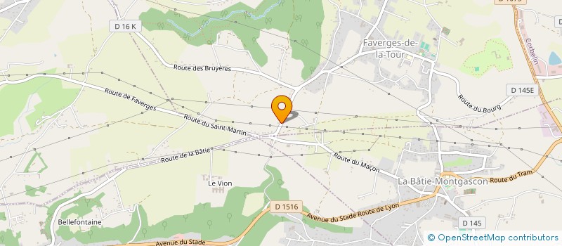 localisation de l'entreprise TECHNIBAT RR  FAVERGES-DE-LA-TOUR