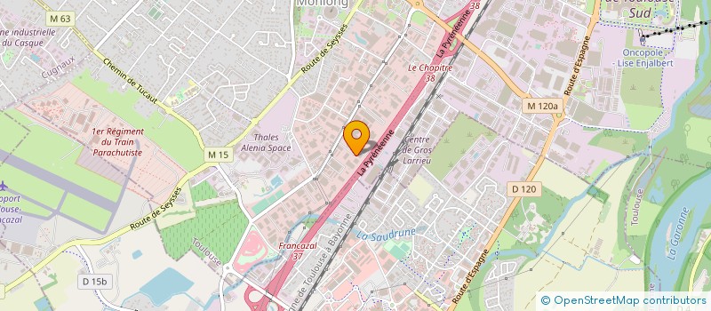 localisation de l'entreprise TECHNIBAT SUD OUEST à TOULOUSE