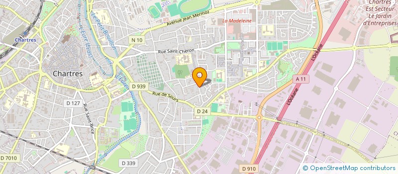 localisation de l'entreprise TECHNIBAT28 à CHARTRES