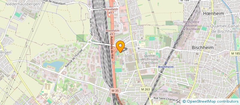 localisation de l'entreprise TECHNIBATIMENT à BISCHHEIM
