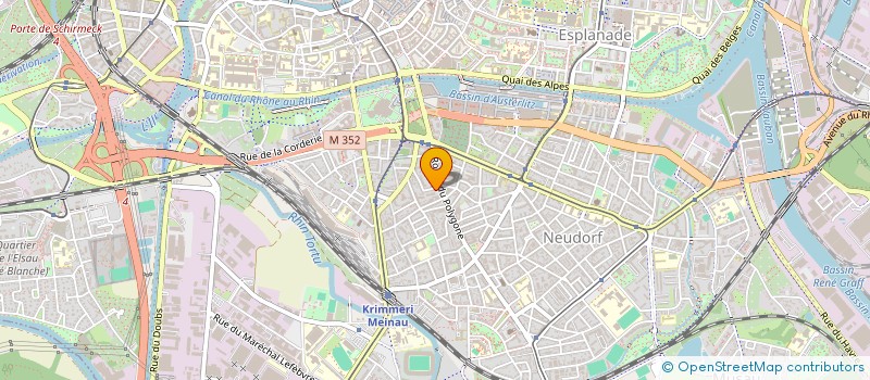 localisation de l'entreprise TECHNIBIM à STRASBOURG