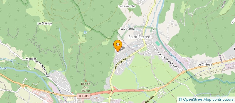 localisation de l'entreprise TECHNIBOSS INVEST  FAVERGES-SEYTHENEX