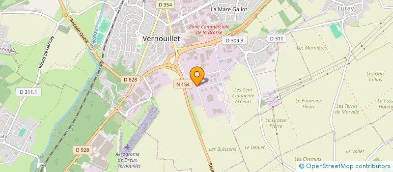 localisation de l'entreprise TECHNIBOSSE 28  SAINTE-HELENE-DU-LAC