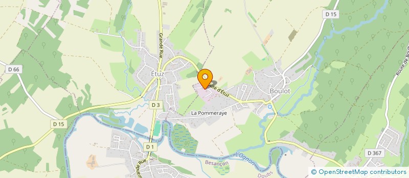 localisation de l'entreprise TECHNIBOX ENVIRONNEMENT à BEAUMOTTE-AUBERTANS