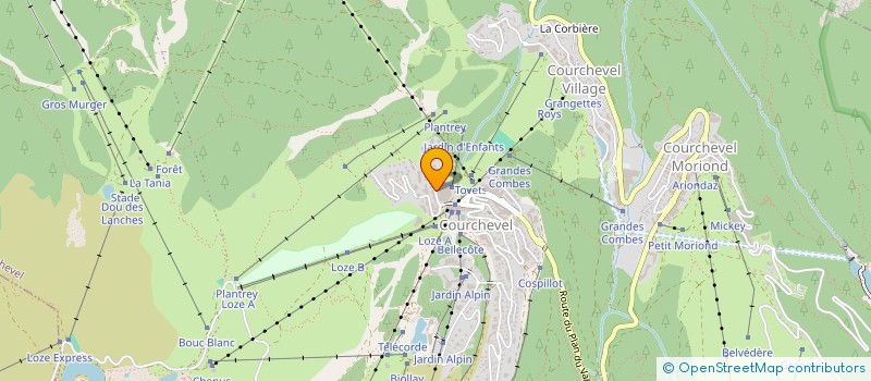 localisation de l'entreprise TECHNIC à COURCHEVEL