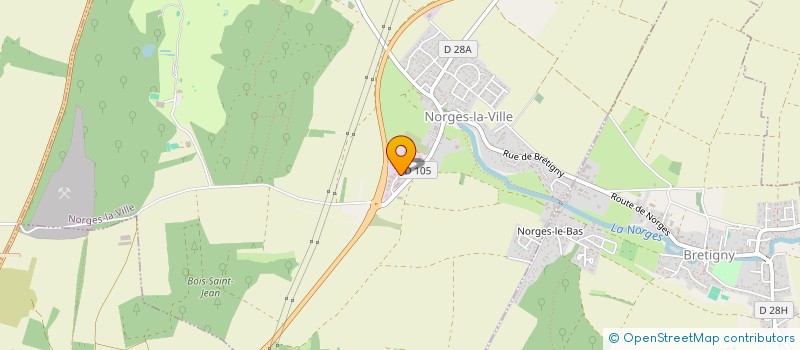 localisation de l'entreprise TECHNIC  NORGES-LA-VILLE
