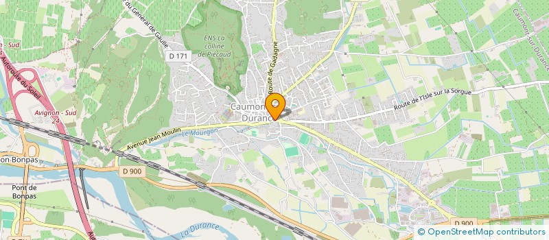 localisation de l'entreprise TECHNIC APPLICATION à CAUMONT-SUR-DURANCE
