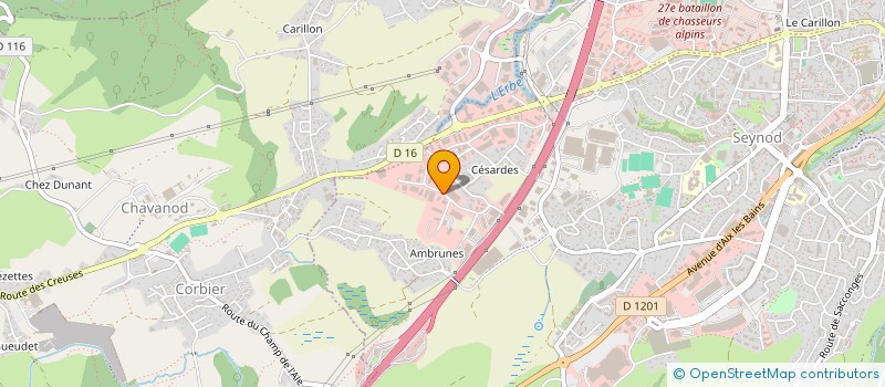 localisation de l'entreprise TECHNIC AUTO à ANNECY