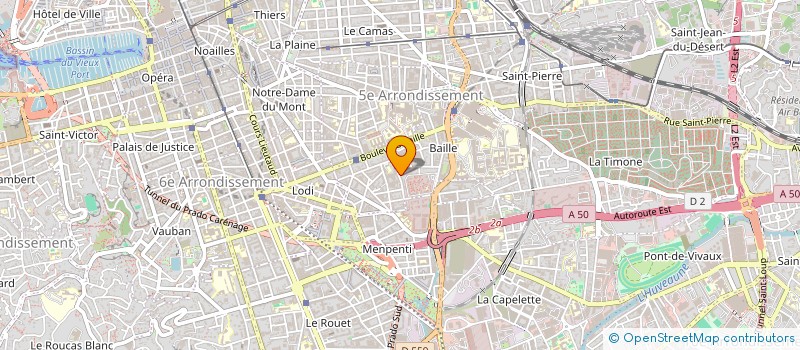 localisation de l'entreprise TECHNIC AUTO à MARSEILLE