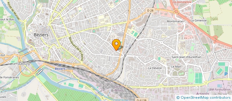 localisation de l'entreprise TECHNIC AUTO à BEZIERS