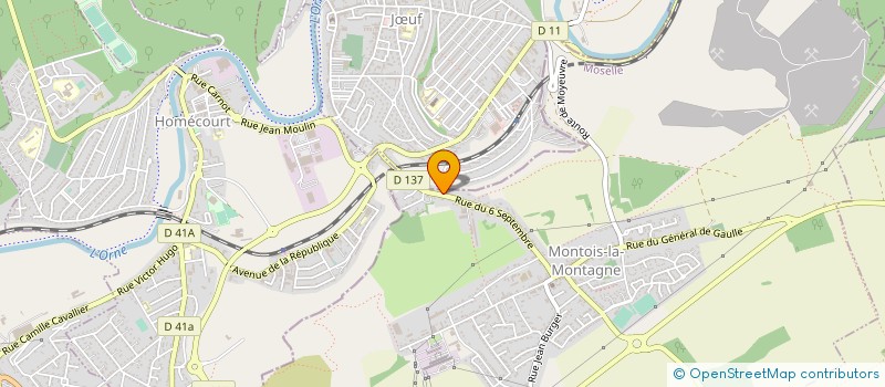 localisation de l'entreprise TECHNIC AUTO CENTER à MONTOIS-LA-MONTAGNE