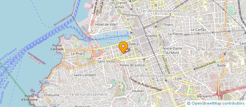localisation de l'entreprise TECHNIC BATIMENT SERVICE à MARSEILLE
