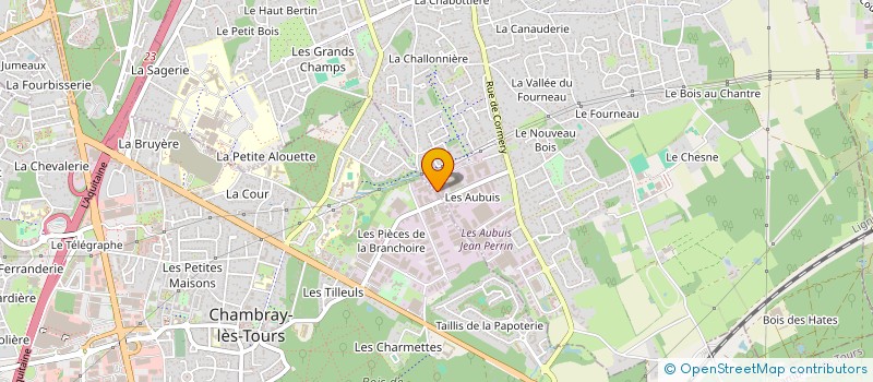 localisation de l'entreprise TECHNIC'CARROSSERIE à SAINT-AVERTIN