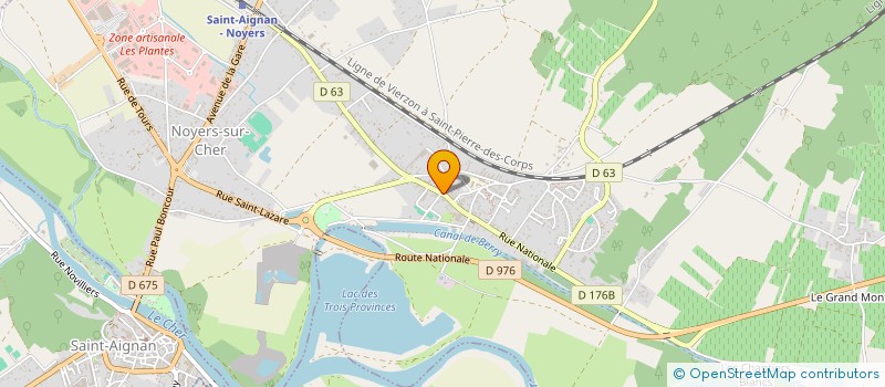 localisation de l'entreprise TECHNIC CHAUFFAGE à NOYERS-SUR-CHER