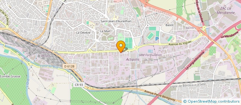 localisation de l'entreprise TECHNIC CLOTURES à BEZIERS