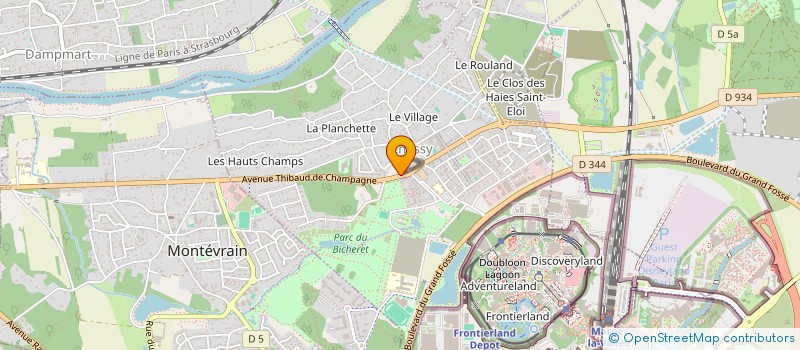 localisation de l'entreprise TECHNIC COIFFURE  CHESSY