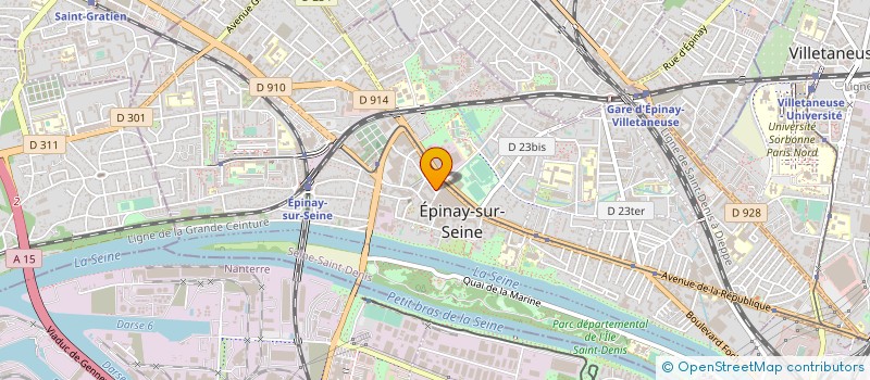 localisation de l'entreprise TECHNIC COLORS à EPINAY-SUR-SEINE