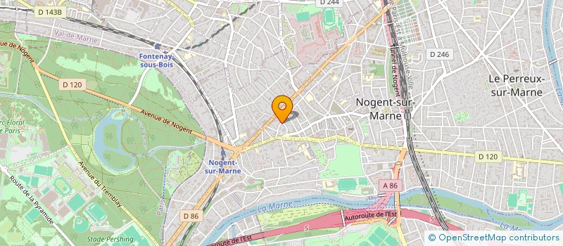 localisation de l'entreprise TECHNIC COLORS  NOGENT-SUR-MARNE